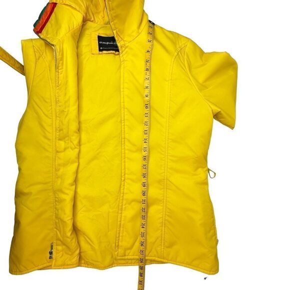 ASPEN Vintage 80’s Bright Yellow Ski Winter Jacket Size Large - Picture 9 of 16